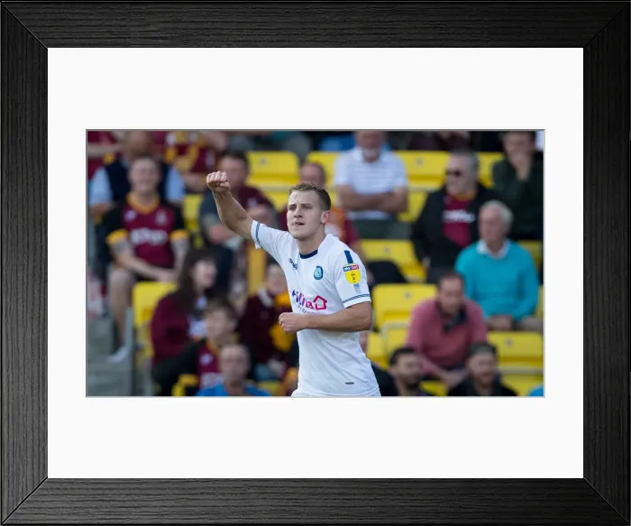 Framed Print : Bryn Morris celebrates