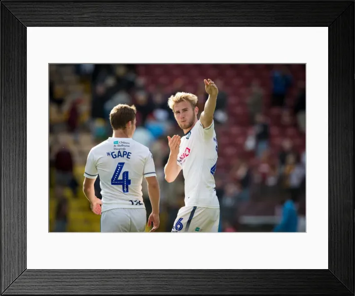 Framed Print : Jason McCarthy in Action: Wycombe Wanderers vs Bradford City, 2018 / 19 Season