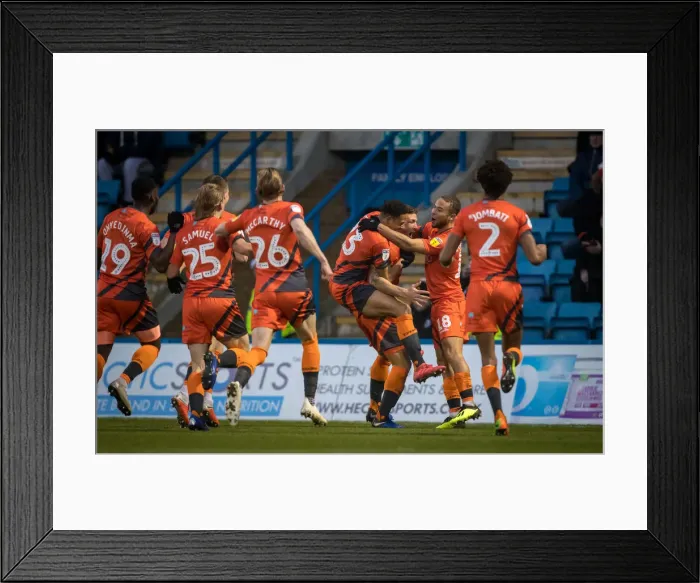 Framed Print : Wycombe Wanderers: Triumphant Celebration Against Gillingham (2018 / 19) Framed Print : Wycombe Wanderers: Triumphant Celebration Against Gillingham (2018 / 19)