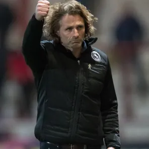 Gareth Ainsworth of Wycombe Wanderers Faces Off Against Fleetwood Town, October 2, 2018