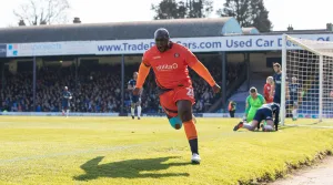 : Adebayo Akinfenwa's Euphoric Moment: Wycombe Wanderers Victory Celebration vs