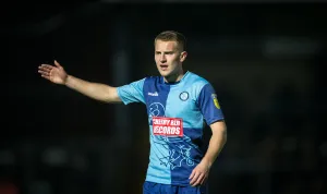 Wwfc Prints: Bryn Morris in Action: Wycombe Wanderers vs Rochdale, October 23, 2018 (17)