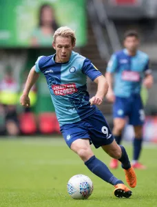 9. Craig Mackail-Smith Prints: Craig Mackail-Smith vs Charlton Athletic: A Clash at Adams Park, 08/09/18