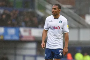 Portsmouth Prints: Darius Charles of Wycombe Wanderers Faces Off Against Portsmouth, September 22, 2018