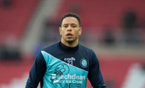 23. Nathan Tyson Prints: Determined Nathan Tyson: A Pivotal Moment for Wycombe Wanderers Against Sunderland (17/11/18)