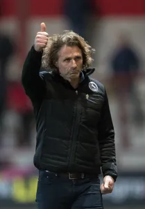 Gareth Ainsworth Prints: Gareth Ainsworth of Wycombe Wanderers Faces Off Against Fleetwood Town, October 2, 2018