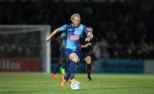 Carabao Cup Prints: Intense Face-off: Craig Mackail-Smith vs Norwich, Wycombe Wanderers, September 25, 2018