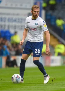 26. Jason McCarthy Prints: Jason McCarthy of Wycombe Wanderers Faces Off Against Portsmouth, September 22, 2018
