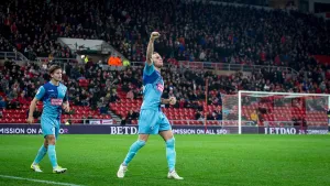 Sunderland Prints: Jason McCarthy's Euphoria: Wycombe Wanderers Triumph Over Sunderland (17/11/18)