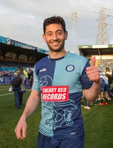 : Joe Jacobson vs Fleetwood: Intense Moment from Wycombe Wanderers 04/05/19 Match