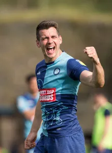 : Matt Bloomfield in Action: Wycombe Wanderers vs Walsall, 22nd April 2019