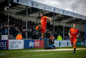 Sido Jombati's Thrilling Goal Celebration: Wycombe Wanderers vs. Bristol Rovers, Sky Bet League 1 (19/01/2019)