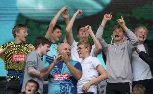Coventry City Prints: Wycombe fans at Coventry