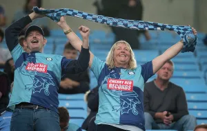Coventry City Prints: Wycombe fans at Coventry