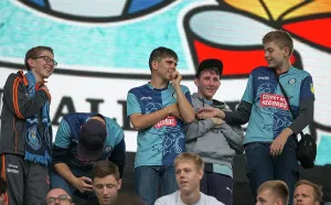 Coventry City Prints: Wycombe fans at Coventry