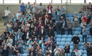 Coventry City Prints: Wycombe fans at Coventry