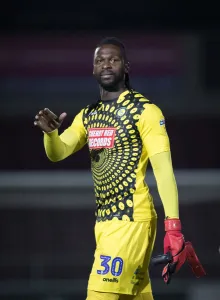 Northampton Town Prints: Yves Ma-Kalambay vs Northampton, April 9, 2018: Clash of the Rugby Titans